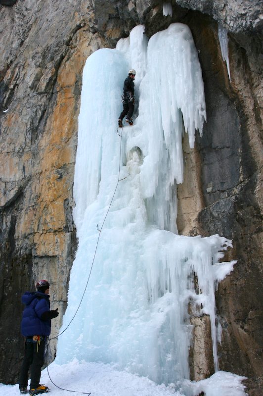 James ontop of the Frozen Creek