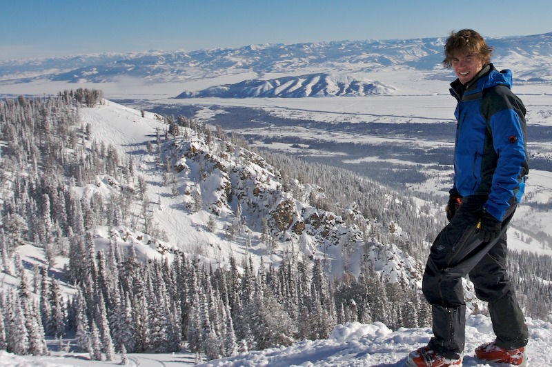 James ontop of the headwall