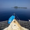 Above Water, Sailing to Hat Island, Vanuatu