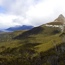 View from the entrance to The Labyrinth towards Lake St Clair, Mount Gould in the foreground. Overland Track, Cradle Mountain to Lake St Clair, 2009